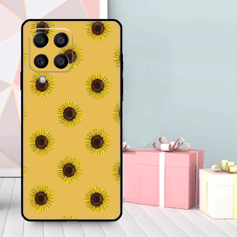 Gänseblümchen Sonnenblume Blumiges Blumen Case Für Samsung Galaxy M56 M52 M32 M53 M16 M11 M21 M31 M35 M12 M13 M14 M15 M36 M55 M34 M54