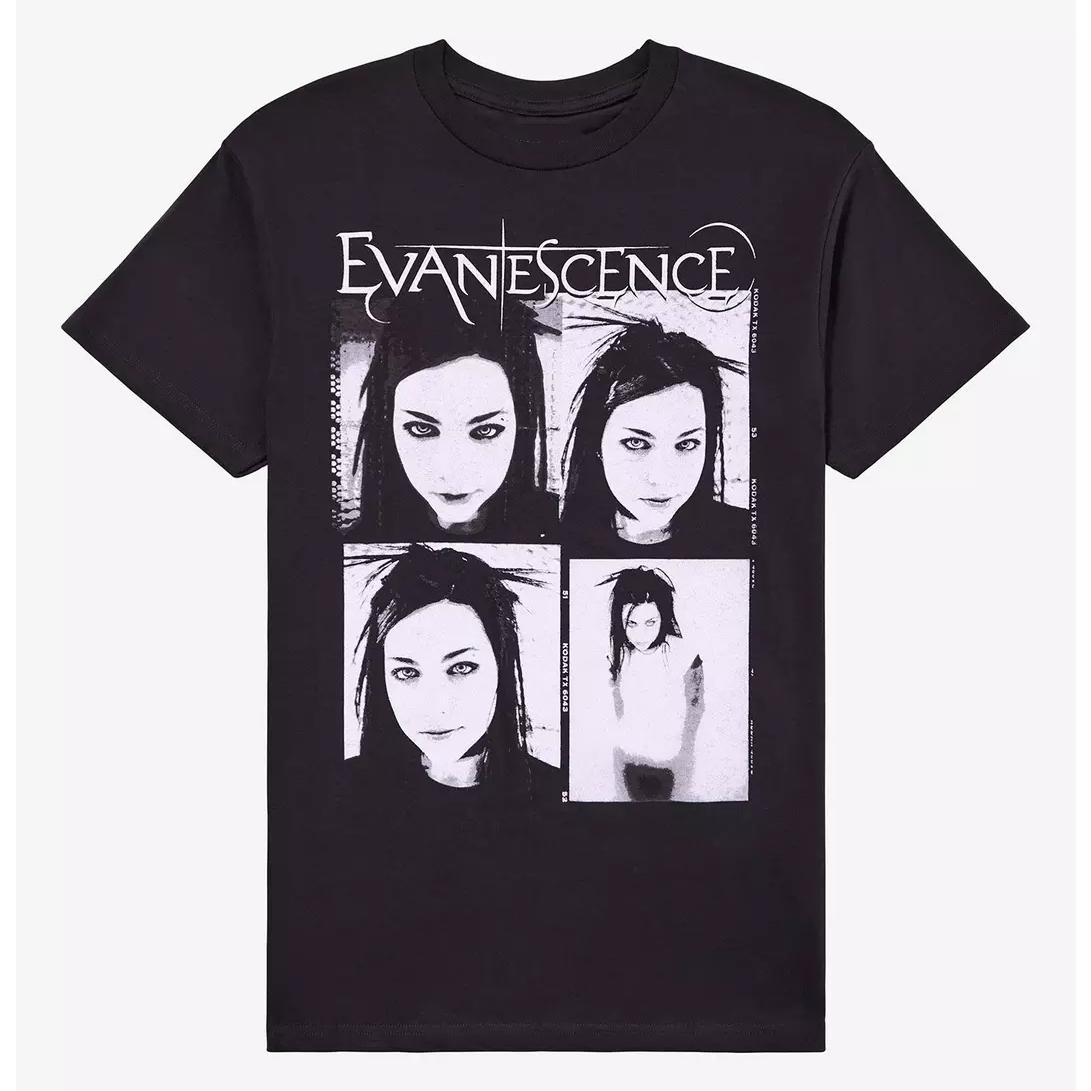 

2026 Evanescence Band graphic Popular Unisex T Shirt Unisex Cotton Short Sleeve Y2k Oversized Vintage Streetwear Tee Womens Tops 4XL