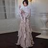 2025 Autumn Slimming Pleated Waist Dress - Elegant Tight-Fit Fashion