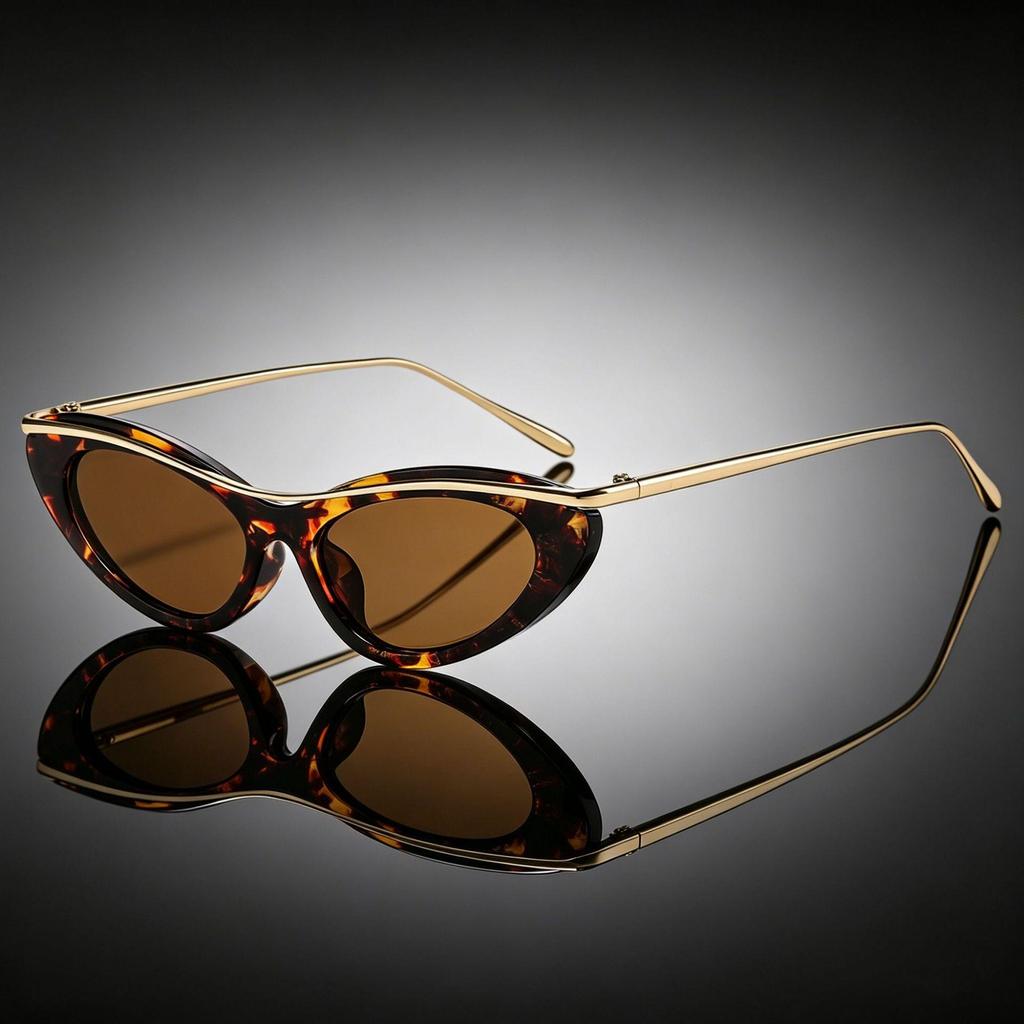 Occhiali da Sole Trendy da Donna Cat Eye - Stile INS 89286: Occhiali da Sole alla Moda per la Protezione Solare