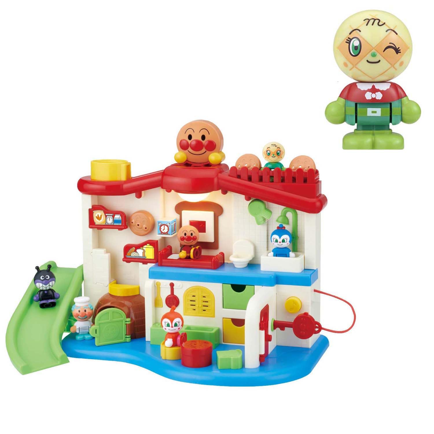

Various Sounds Flashing Anpanman First House Melonpanna Doll Ages 2 and Up [BANDAI] Lights! (Bonus Included)