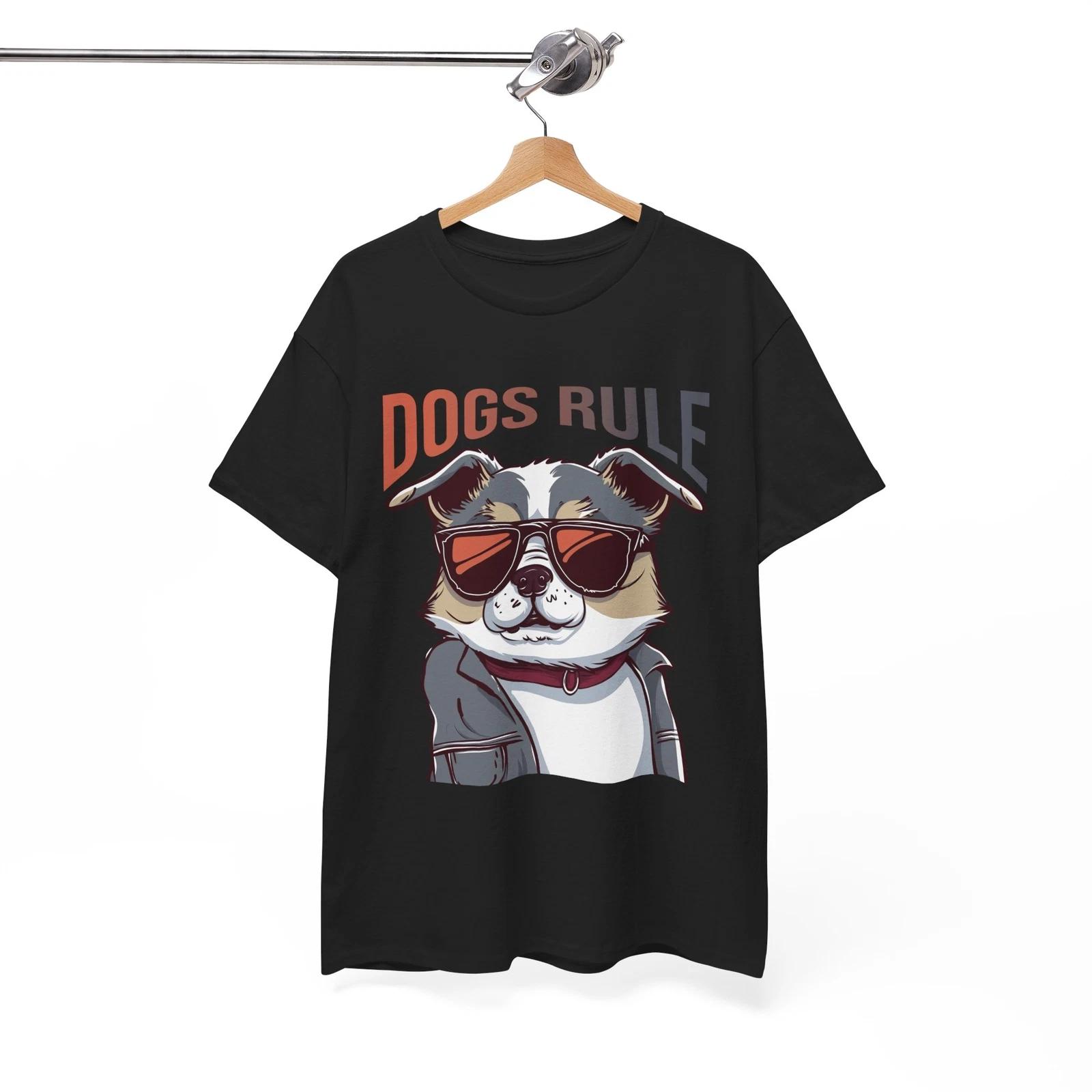 

Dogs Rule T-Shirt - Wear This Tee & Make People Smile 3XL