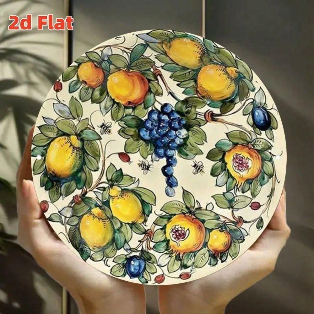 Handmade Metal Tin Plate Wall Art Home Decor 20x20cm