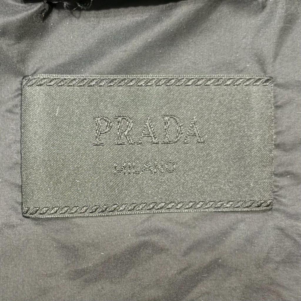 Prada 46 Nylon Jacket Jacket Black Men's Model SGA466