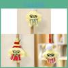 Plush Star Shape Keychain With Embroidered Details For Girls And Backpack Decor