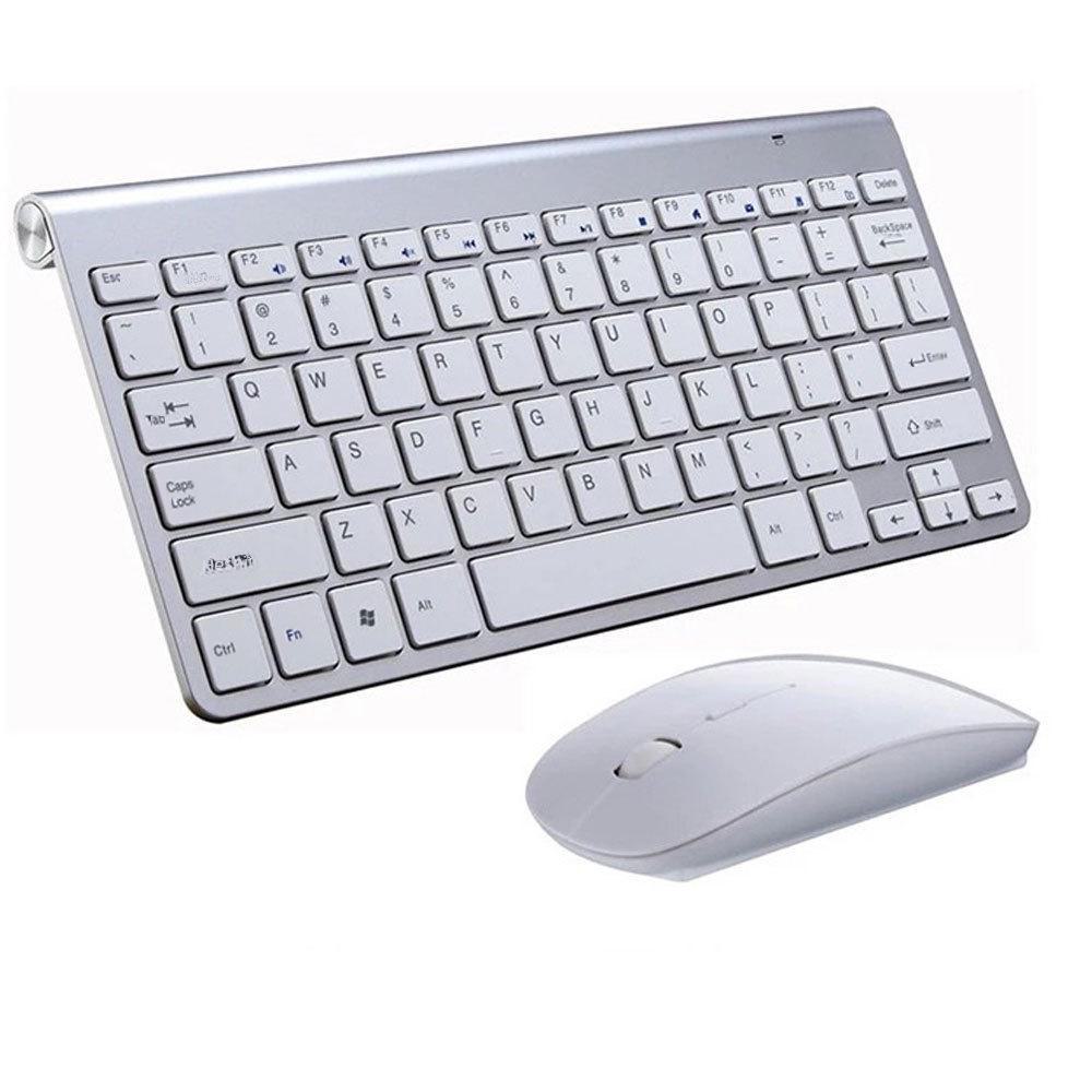 Ultra-Thin 2.4G Wireless Keyboard and Mouse Set - Silent Office Edition