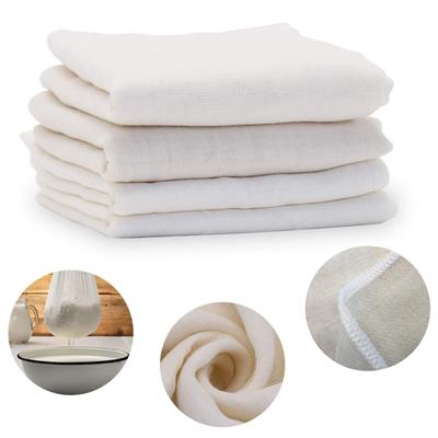 5pcs Hemmed Cheese Cloths Reusable Cheesecloth Strainer Premium Muslin Cloth for Cooking Baking Juicing Filtering Kitchen Tools