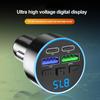 Car Charger Bluetooth 5.0 Car FM Transmitter PD Type-C Dual USB Ambient Player Car MP3 Charger Smartphone Charge
