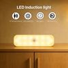 6/3/1pc Rectangular Motion Sensor LED Smart Light | USB Rechargeable, Wall Mount, Freestanding, Art Deco Style, Suitable for Various Room Types