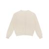 PIV’VEE Hand-Stitched Knit Cardigan (Sand Beige)