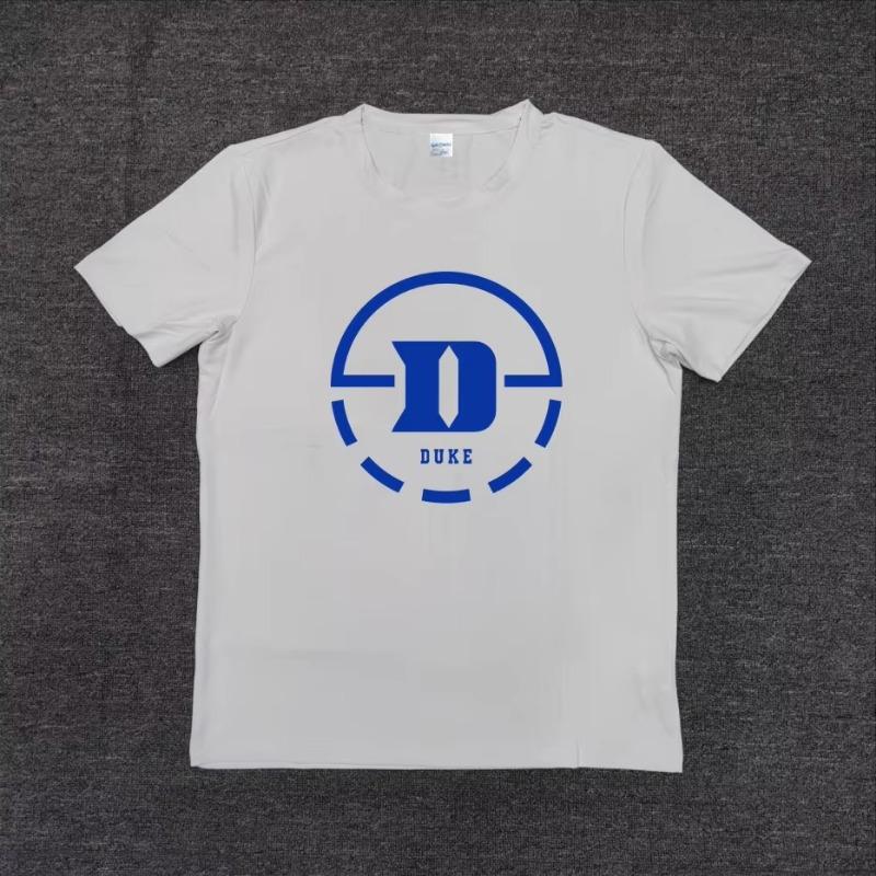 Nordamerika Limited Duke University North Carolina Herren- und Damen-Basketball T-Shirt Sport Baumwolle Kurzarm Kleidung