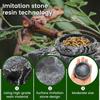 4Pcs Reptile Water Dishes and Food Bowls Resin Amphibian Feeding Bowl Pet Supplies for Frog Chameleon Tortoise Bearded Dragon