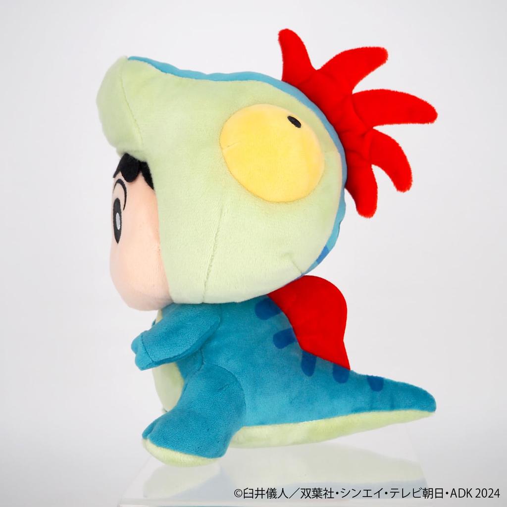 Sanei Boeki Crayon Shin-chan Dinosaur Shin-chan (S) W12 X D17 X H21cm Plush Toy SN45