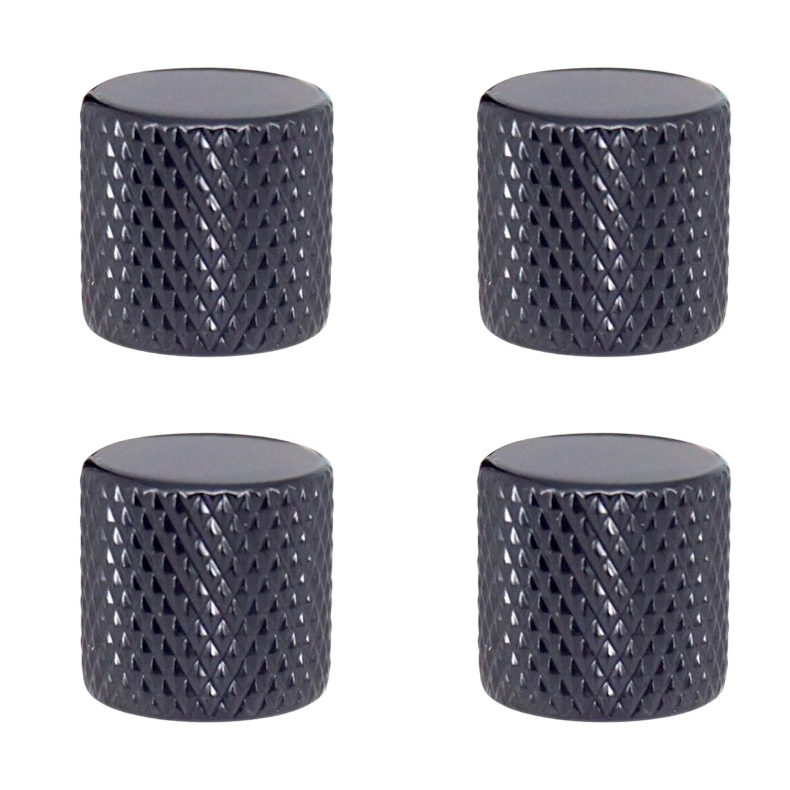 4 Pieces Guitar Volume Button Cap Replacement Volume Control Knob Dome Knob for чёрный