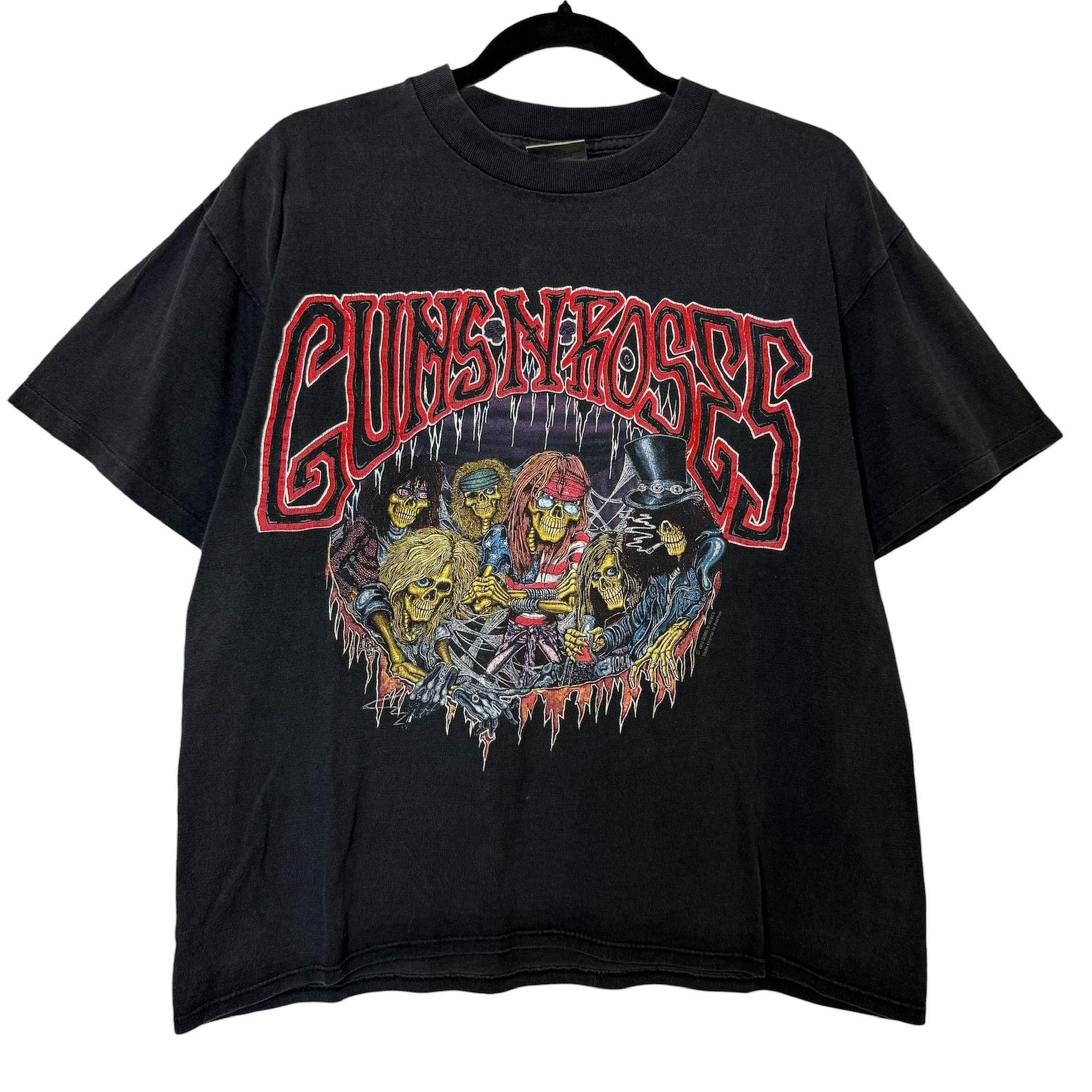 1992 Guns n Roses Tour T shirt Sz L (B1006) L