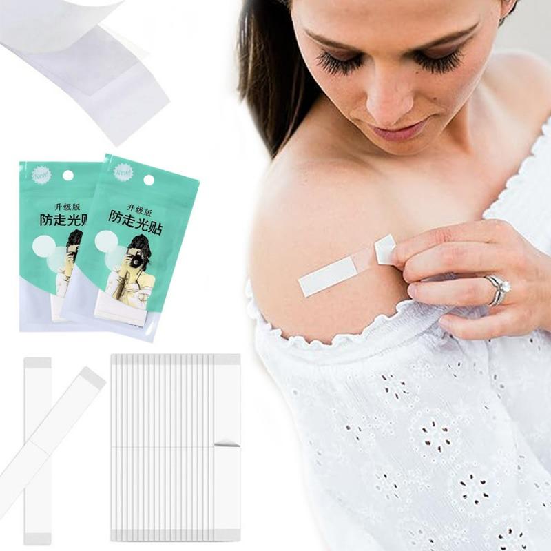 5Roll Invisible Womens Fashion Clear Double Sided Tape for Clothing Body Transparent Strong Adhesive for All Skin Tones Fabric