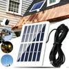 Portable Solar Panel Charger High Efficiency Output Long Usb Cable For Camping Hiking Emergency Use
