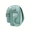 Lightweight Nylon Women's Shoulder Bag - Adjustable Strap, Casual Crossbody Design Zipper Closure, Ideal for Everyday Use