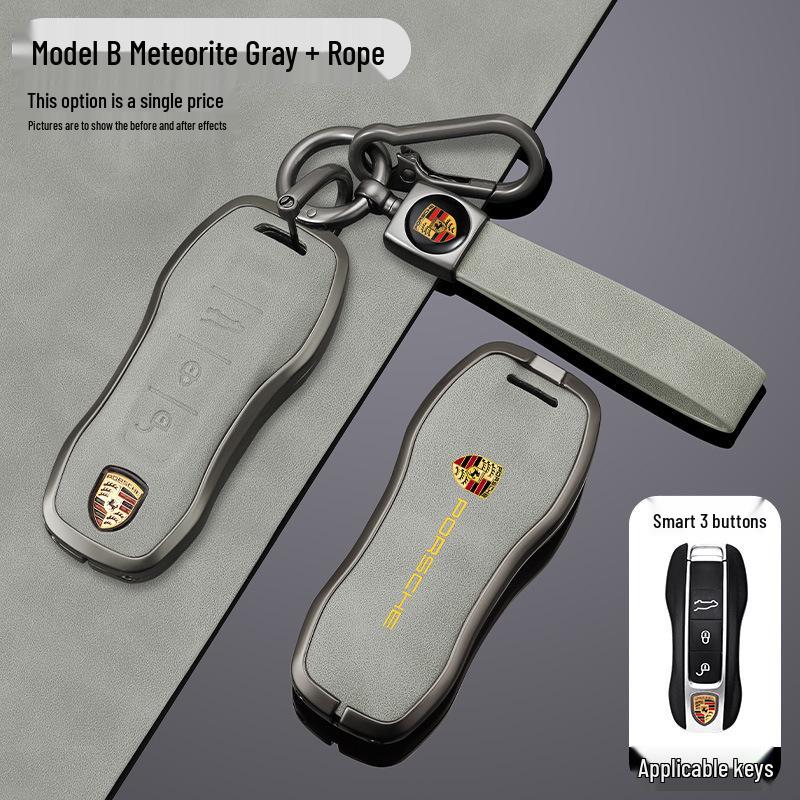 Funda de Carcasa para Llave Porsche para Cayenne, Panamera, Macan, 911, 718, Taycan
