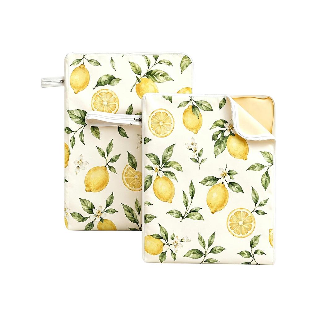 Beeswax Bread Bag with L-Shaped Zipper for Bread Storage