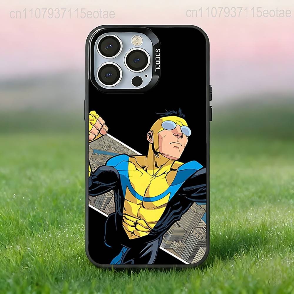 Adult animation l-Invincible  Phone Case For iPhone 17,16,15,14,13,12,11,Pro,Max,Plus,E,Air,Mini Anti Fall Black  Bumper