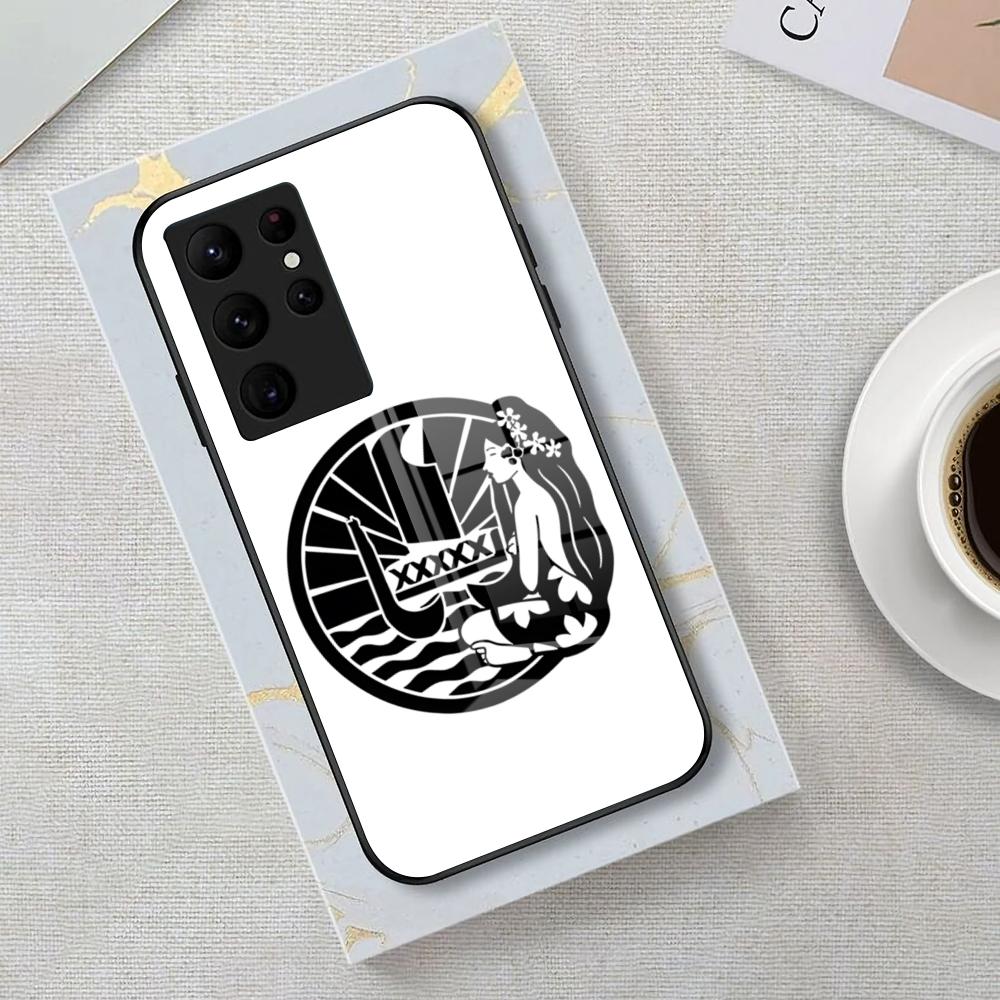 

H-Hinano Tahiti Girl Beach Phone Case For Samsung S26 S25 Edge Ultra 23 22 21 20 Ultra Plus S24 Fe Glass Cover Galaxy S21 Ultra 5G