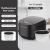 Pentola elettrica da cucina automatica di grande capacità da 5L, cuociriso multifunzionale per uso domestico, cuociriso intelligente