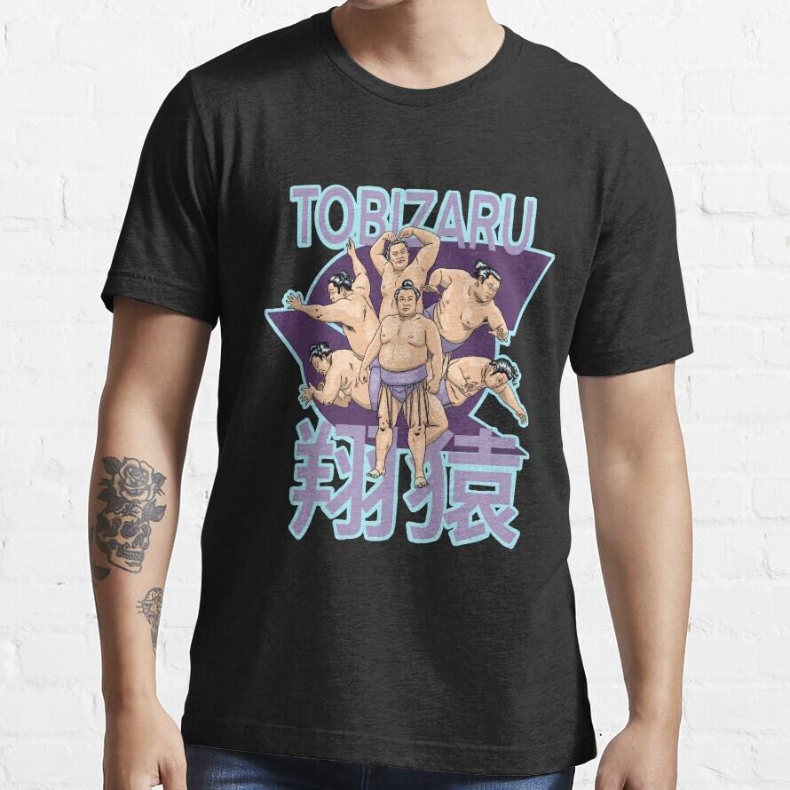Tobizaru Sumo Wrestler With Home Town Edogawa Logo Essential T-Shirt Size S-5XL