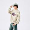 New MLB MLB Preppy Style Collection New York Yankees SS25 Sweatshirt Unisex Linen Sandy Brown 3AMTV0751-50SAM