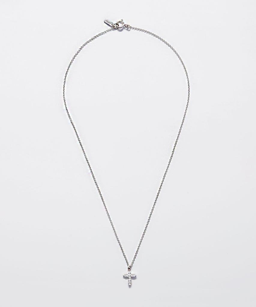 Ag47 N.È-N-10 Cross Cubic Necklace