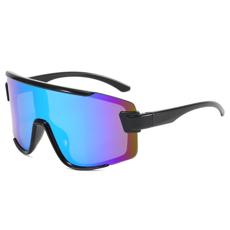 2025 New Children's Cycling Sunglasses Teenage One-Piece Sunglasses, Colorful Outdoor Glasses