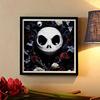 5D DIY Diamond Painting Decorative Skeleton Flowers Full Round Drill Scenery Diamond Embroidery Cross Stitch Kits Home Decor Gift
