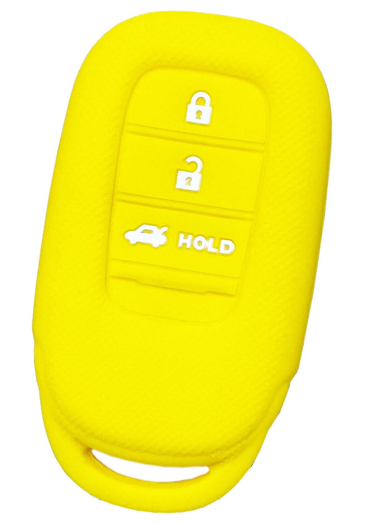 [IKT] Silicone cover for smart keys for Honda cars, 3 жёлтый