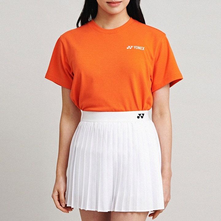 Yonex 245Ps001F White Women'S Logo Point Tennis Skirt