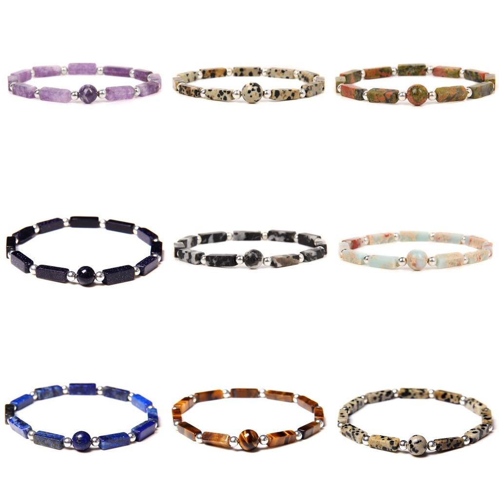 Natural Amethyst Crystal Charm Bracelet High Quality Fashion Jewelry For Women