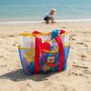 Nylon Swimming Bag Dry Wet Mesh Handbag Soild Color Mesh Beach Bag  Shower