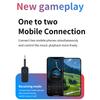 Bluetooth-compatible 6.0 Audio Converter 2-in-1 Wireless Audio Receiver 3.5mm Aux for TV Car PC Headphones Speakers