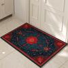 Retro Entrance Doormat Door Mat Outdoor Welcome Home Front Room Rugs Floor Foot Mat Hallway Carpet Anti Slip Washable