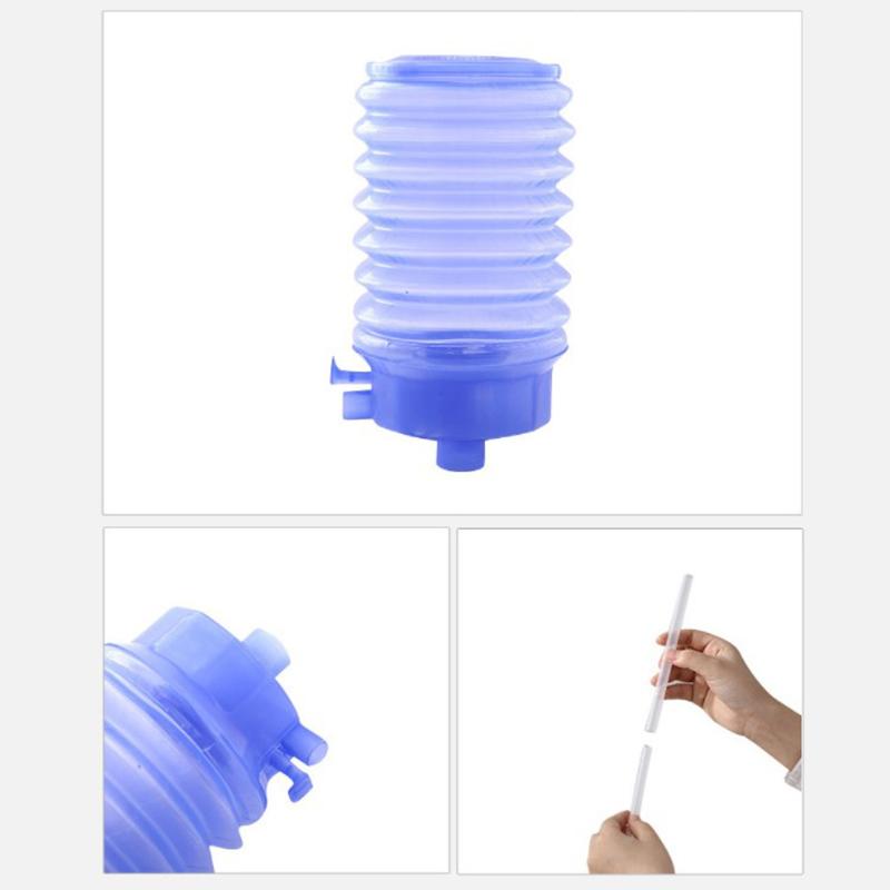 Tragbarer Flaschenwasser Handpresse Abnehmbarer Schlauch Vakuum Manuelle Pumpe Spender