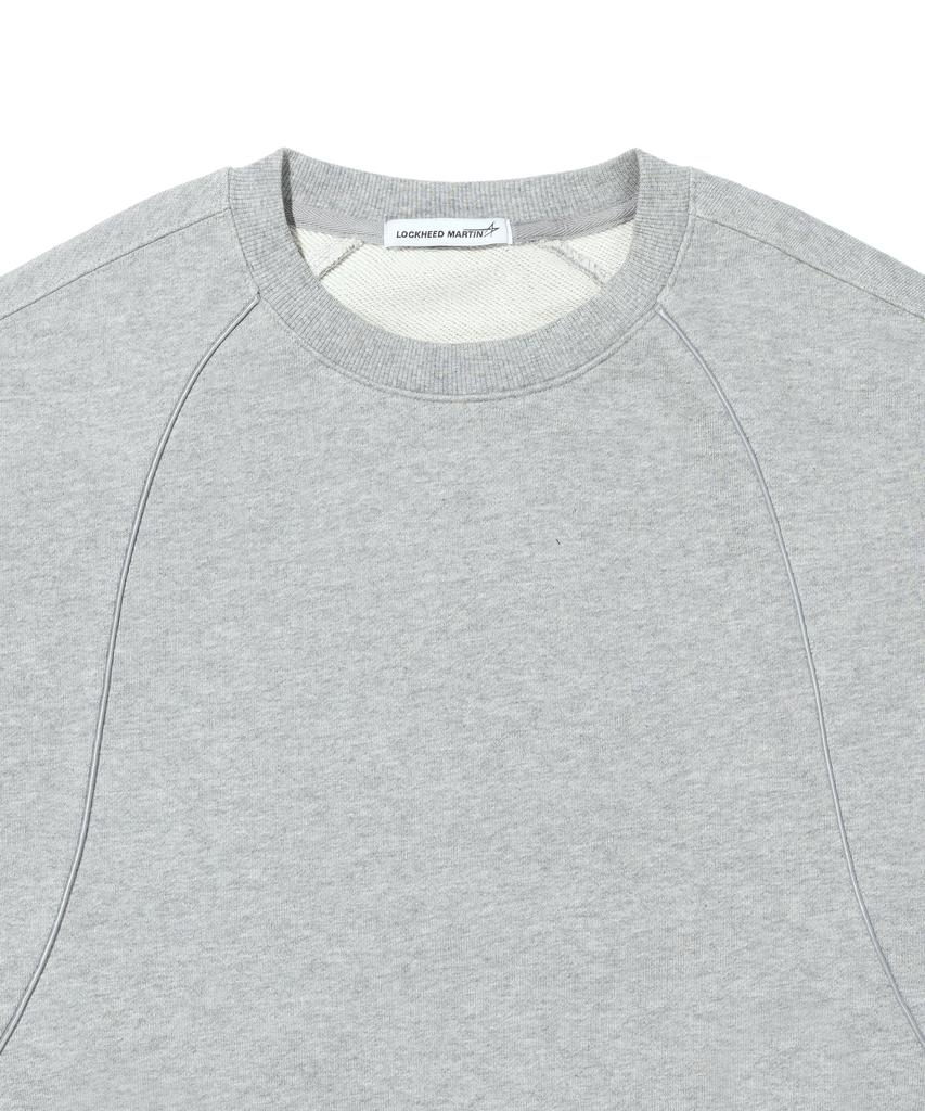 Loghideumatin Lm Blocking Reflective Piping Crew Neck (Grey)