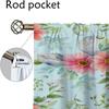 Modern Living Room Curtains for Camera Beauty Flowers Blackout Curtain Halloween Decoration Partition Home Interior Curtains