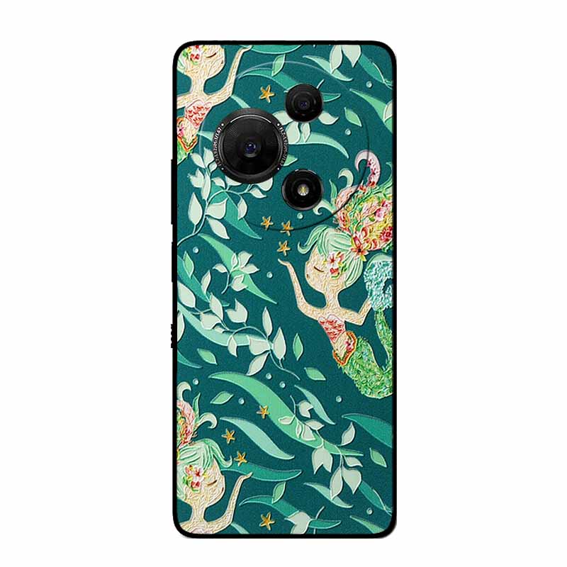 3D Relief Embossed Cover For TCL 60 NxtPaper 4G Case Soft Silicone Back Cover For 60 NXTpaper 4G 3D Relief Funda TCL 60 NXTpaper