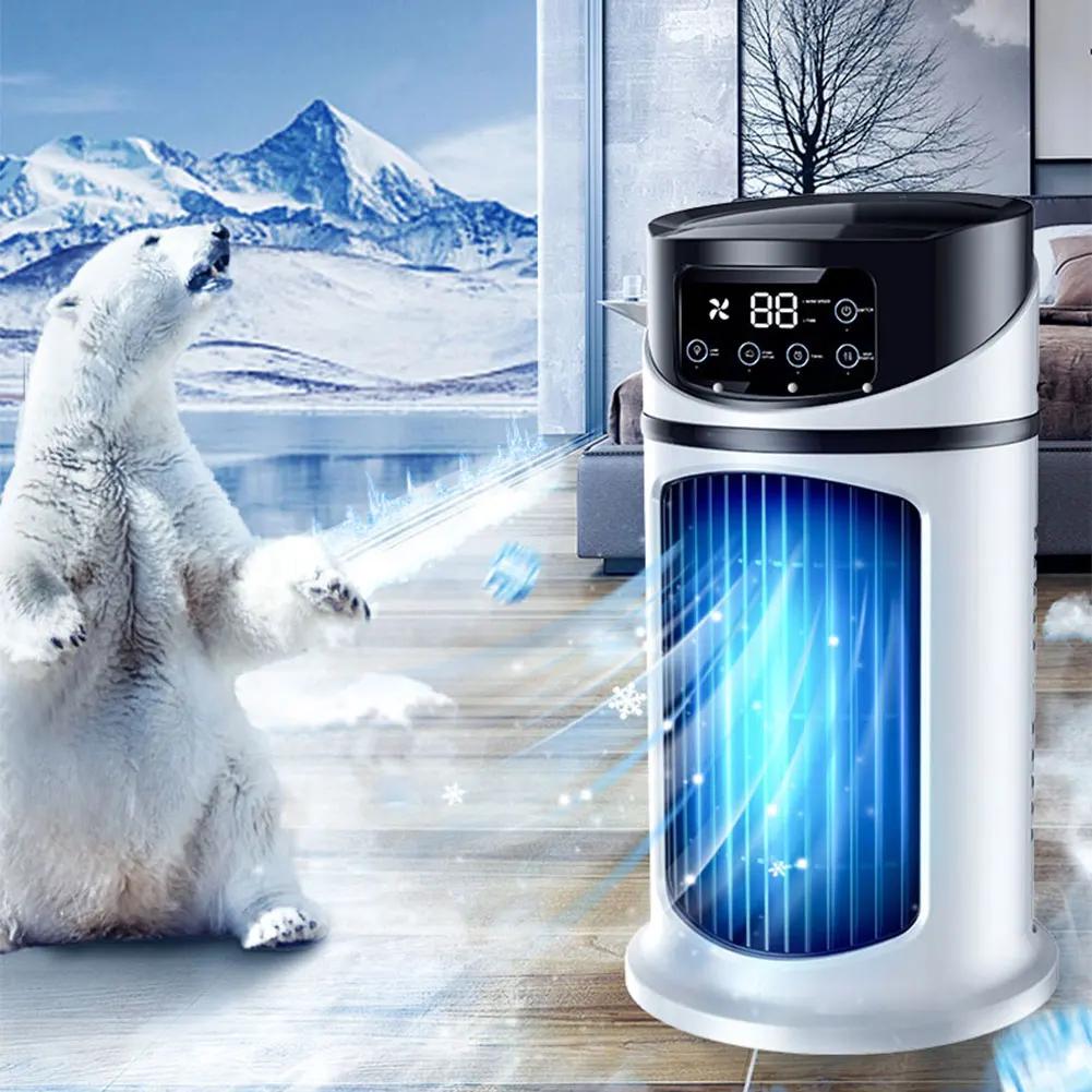 3-in-1 Leiser Kühlender Schreibtischventilator Weitwinkel-Luftverteilung Verstellbarer Leiser Tischventilator Wind Luftkühler für Büro und Schlafzimmer