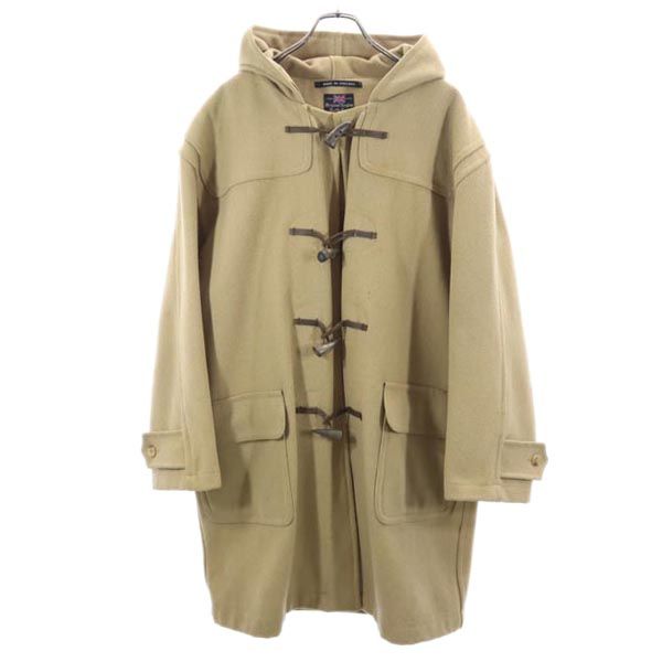 SLAP SHOT British wool blend Duffel coat S Beige Men's Used