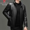 Men's Sheepskin Down Leather Jacket