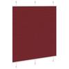 Burgundy Red Pleated Blind 120X100 Cm Fabric Width