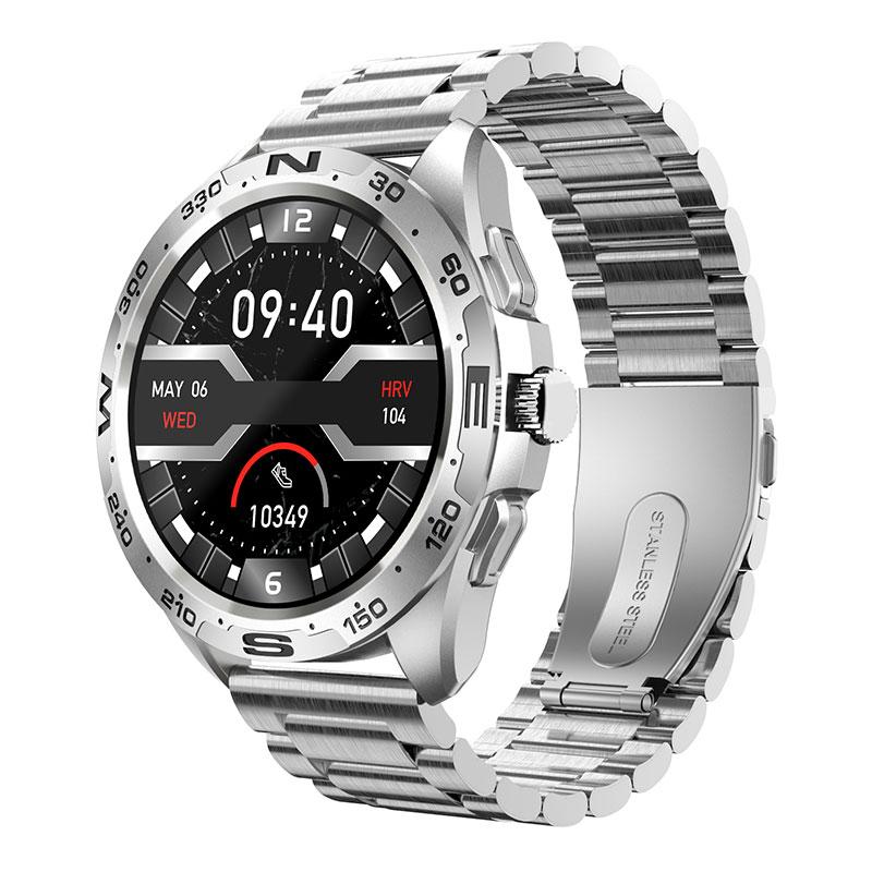 1.32 Inches 360*360 Pixels Smart Watch Men Bluetooth Call Custom Dial Rotating Bezel Smartwatch Waterproof For Android Ios