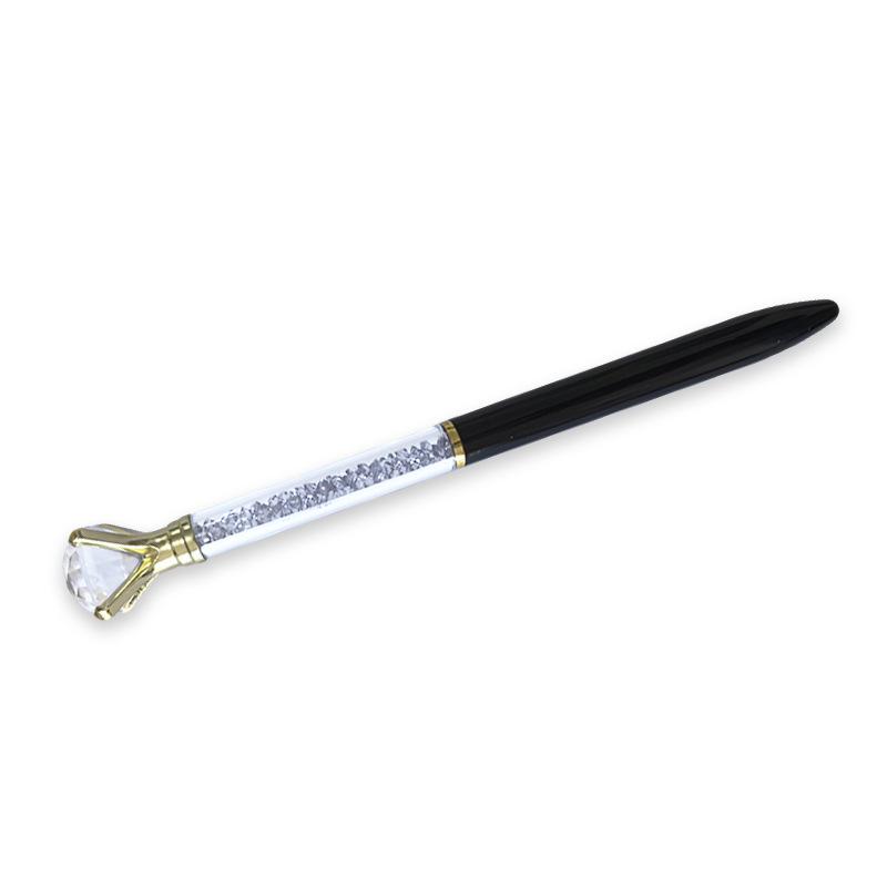 

Colorful Large Diamond Ballpoint Pen with Customizable Logo for Students and Office Use чёрный