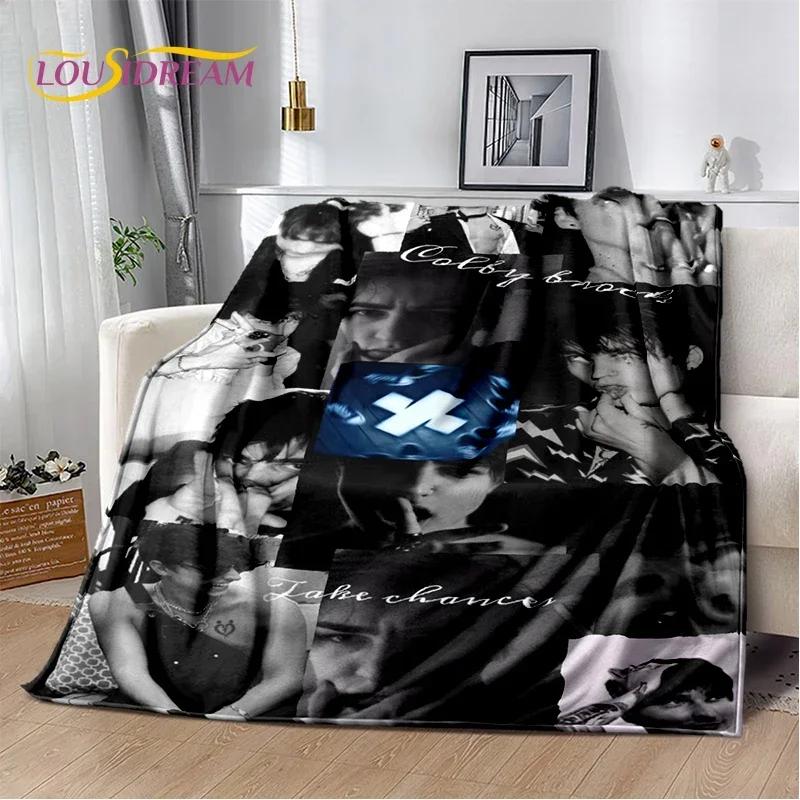 Soft Flannel Throw Blanket for Bed Sofa Picnic Sam Colby Boys Collection Home Textiles Outdoor Leisure Gift