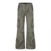 Mens Womens Slim Fit Cargo Pants With Multiple Pockets Streetwear Style Cotton Blend Trousers